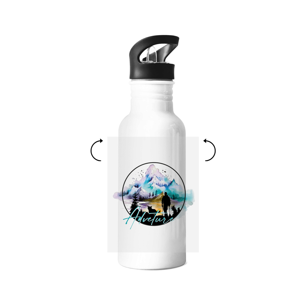 Edelstahl-Trinkflasche Adventure 2