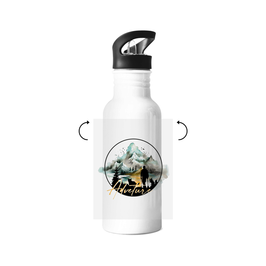 Edelstahl-Trinkflasche Adventure 3