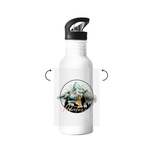 Edelstahl-Trinkflasche Adventure 3