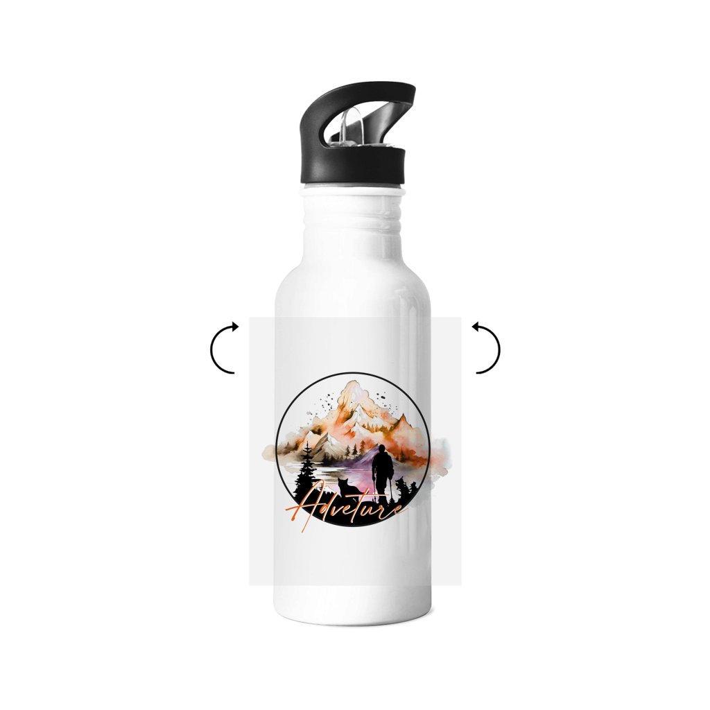 Edelstahl-Trinkflasche Adventure 4