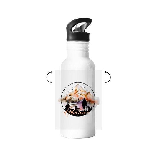 Edelstahl-Trinkflasche Adventure 4