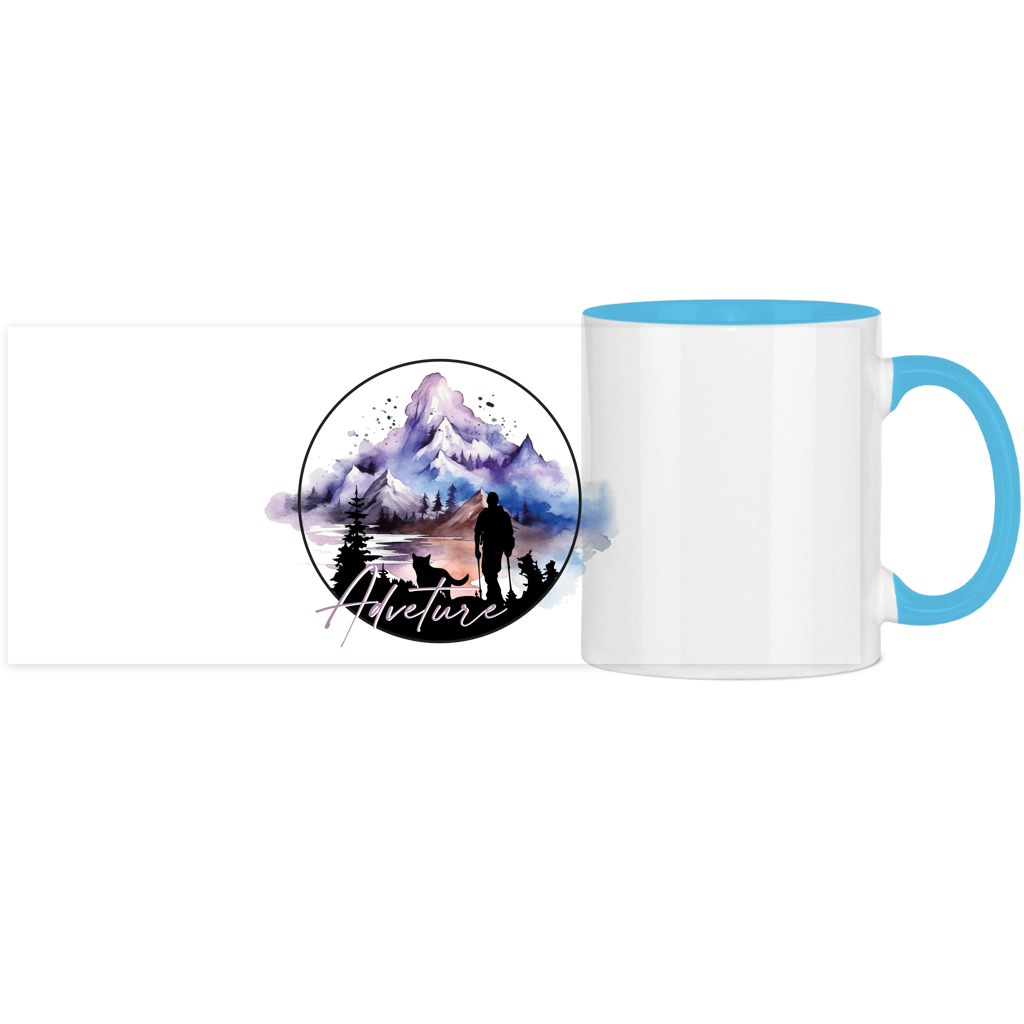 Panorama Tasse zweifarbig  Adventure 1
