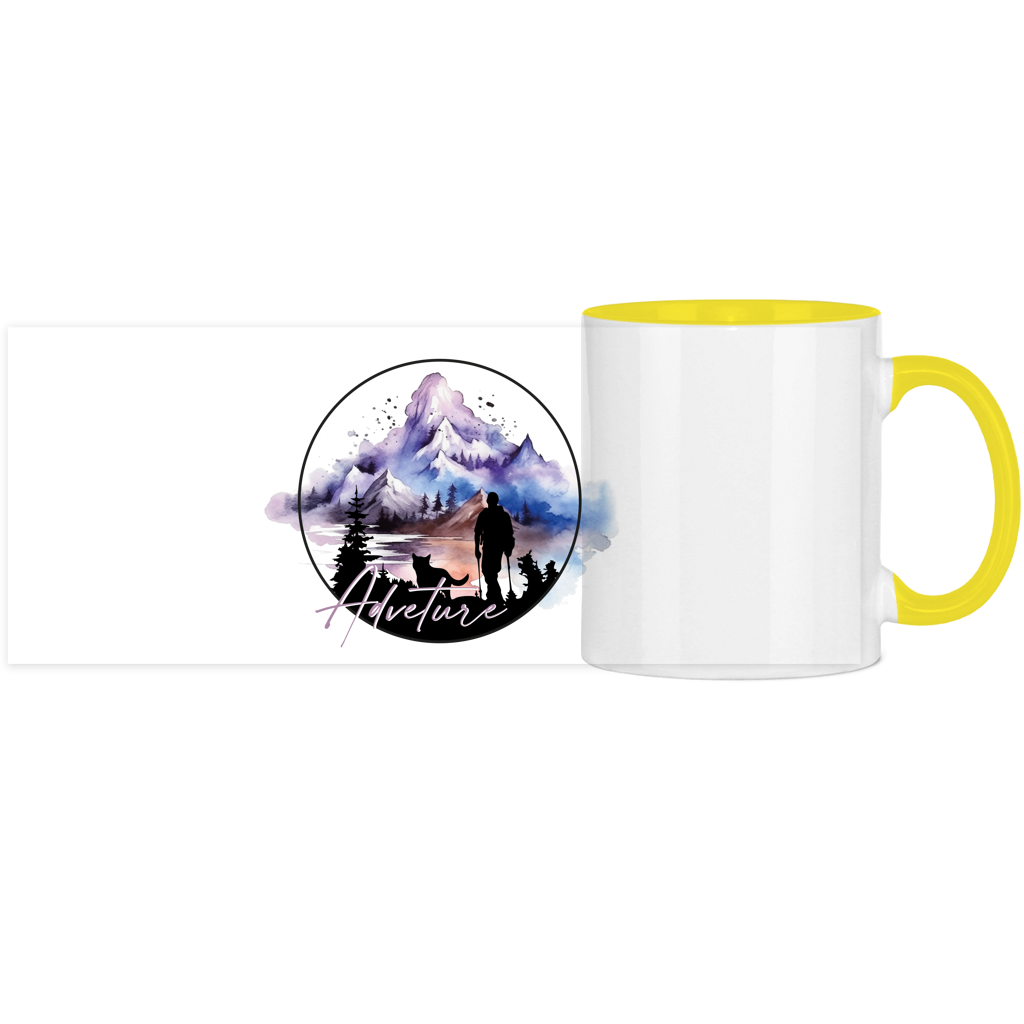 Panorama Tasse zweifarbig  Adventure 1