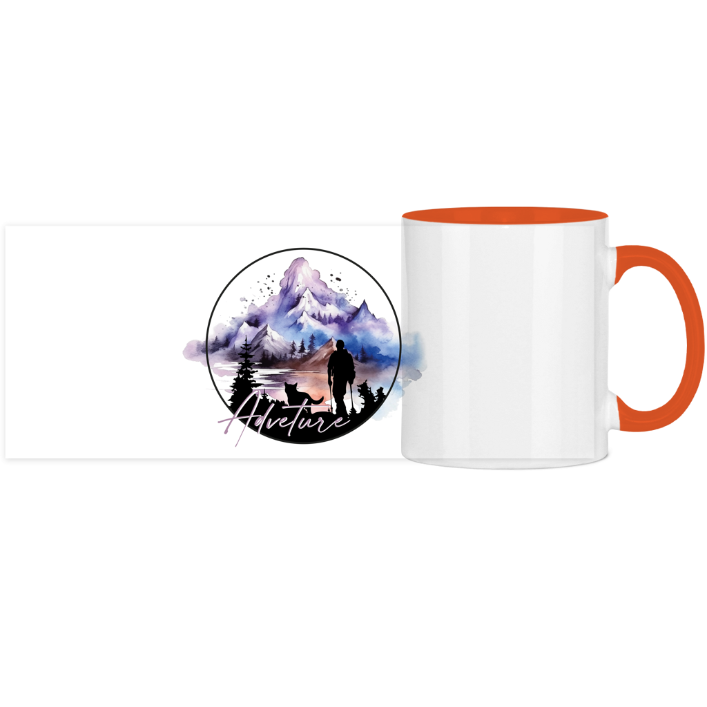 Panorama Tasse zweifarbig  Adventure 1