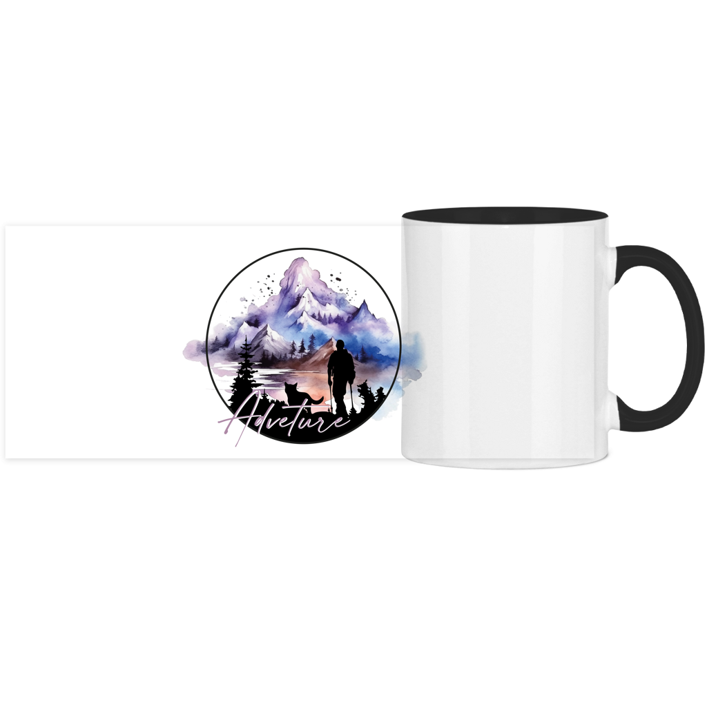 Panorama Tasse zweifarbig  Adventure 1