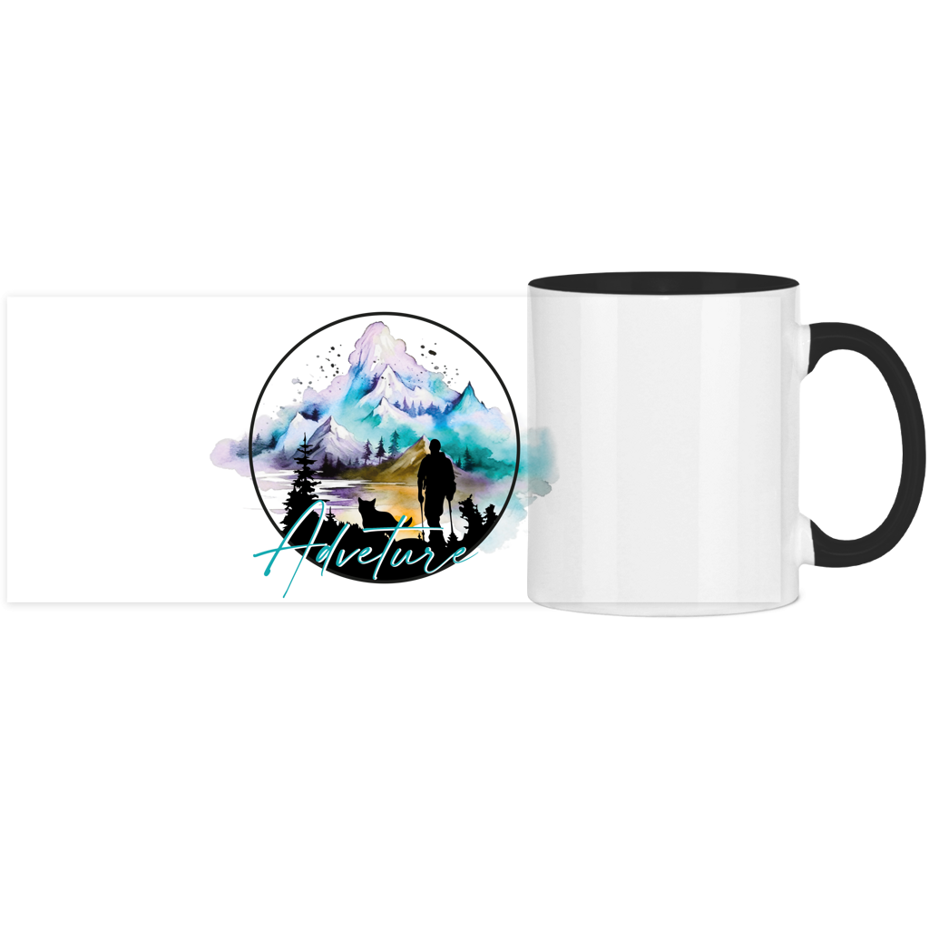 Panorama Tasse zweifarbig  Adventure 2