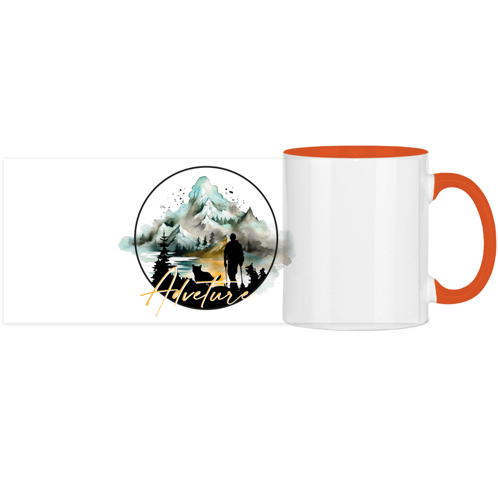 Panorama Tasse zweifarbig  Adventure 3