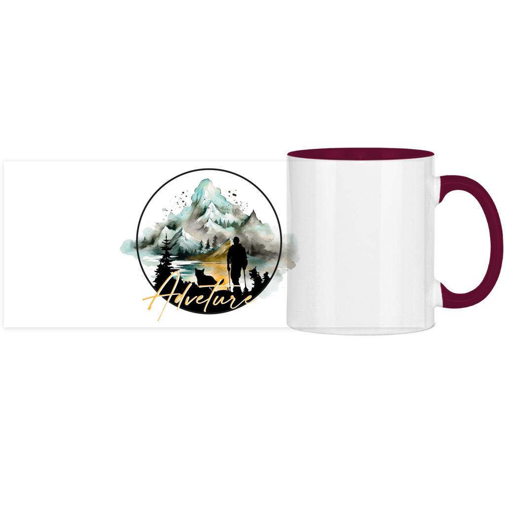Panorama Tasse zweifarbig  Adventure 3