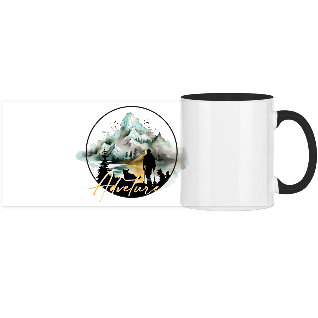 Panorama Tasse zweifarbig  Adventure 3