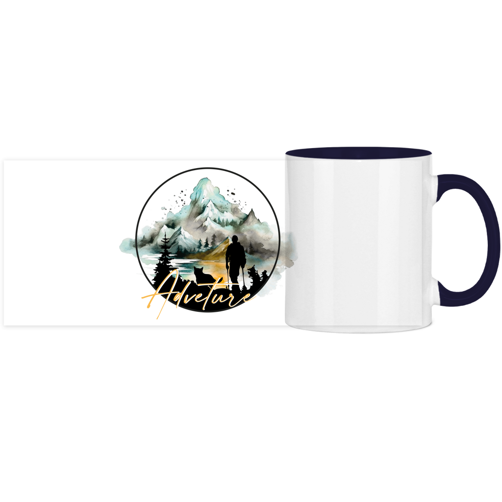Panorama Tasse zweifarbig  Adventure 3