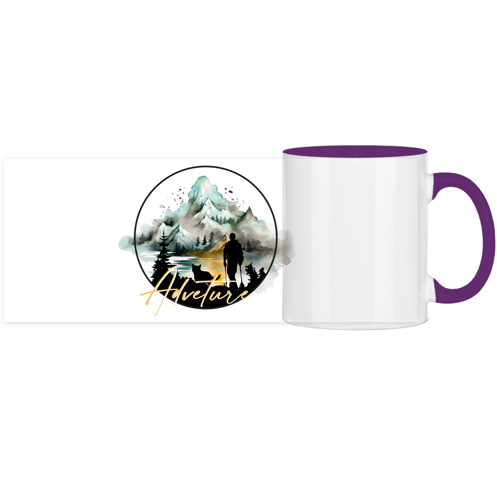 Panorama Tasse zweifarbig  Adventure 3