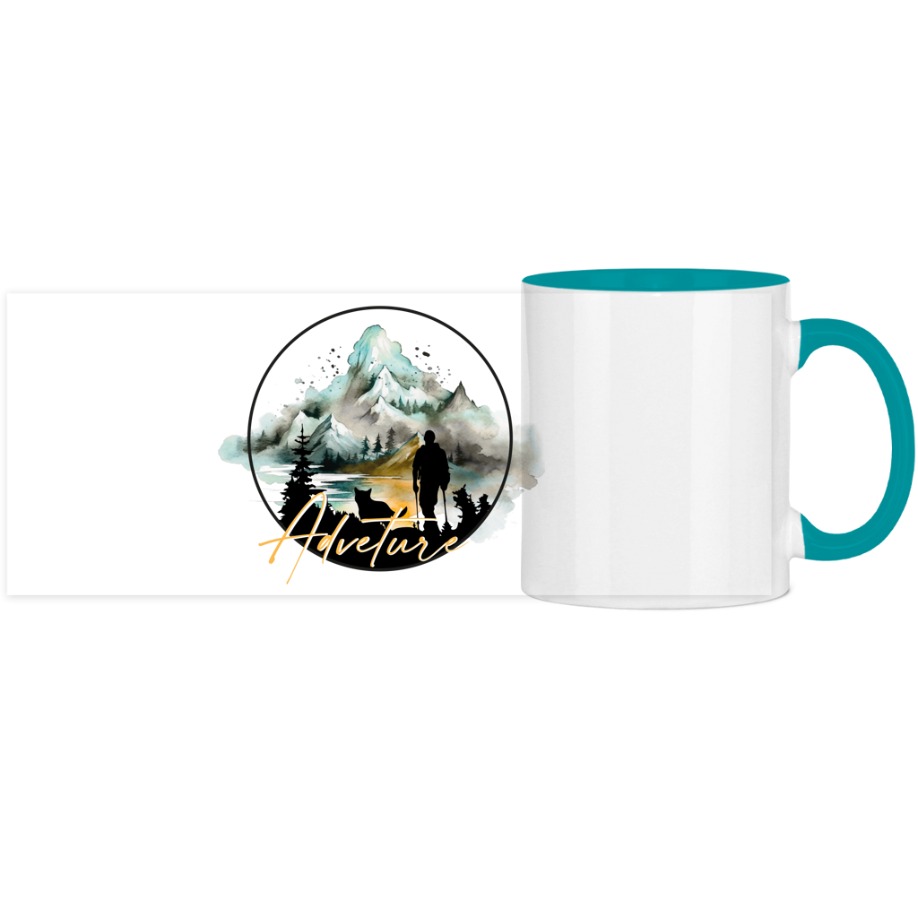 Panorama Tasse zweifarbig  Adventure 3