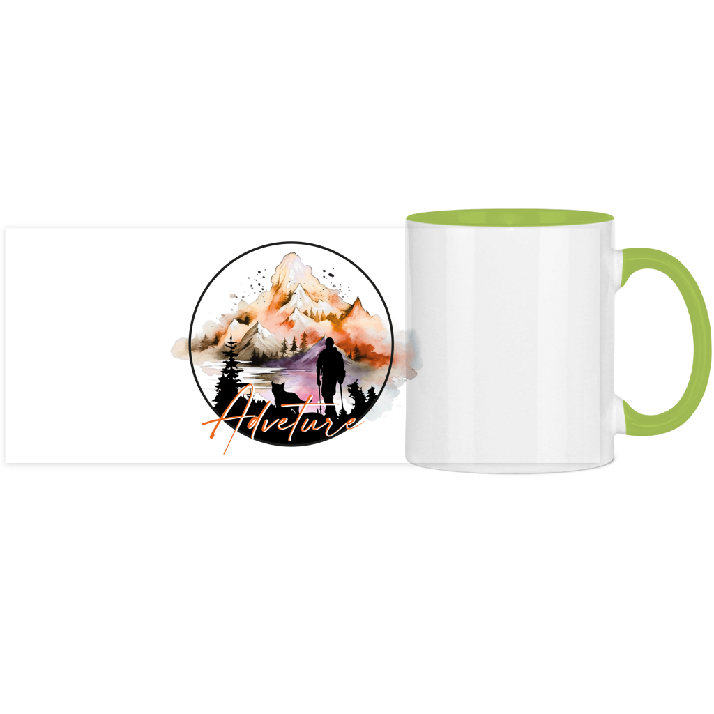 Panorama Tasse zweifarbig  Adventure 4