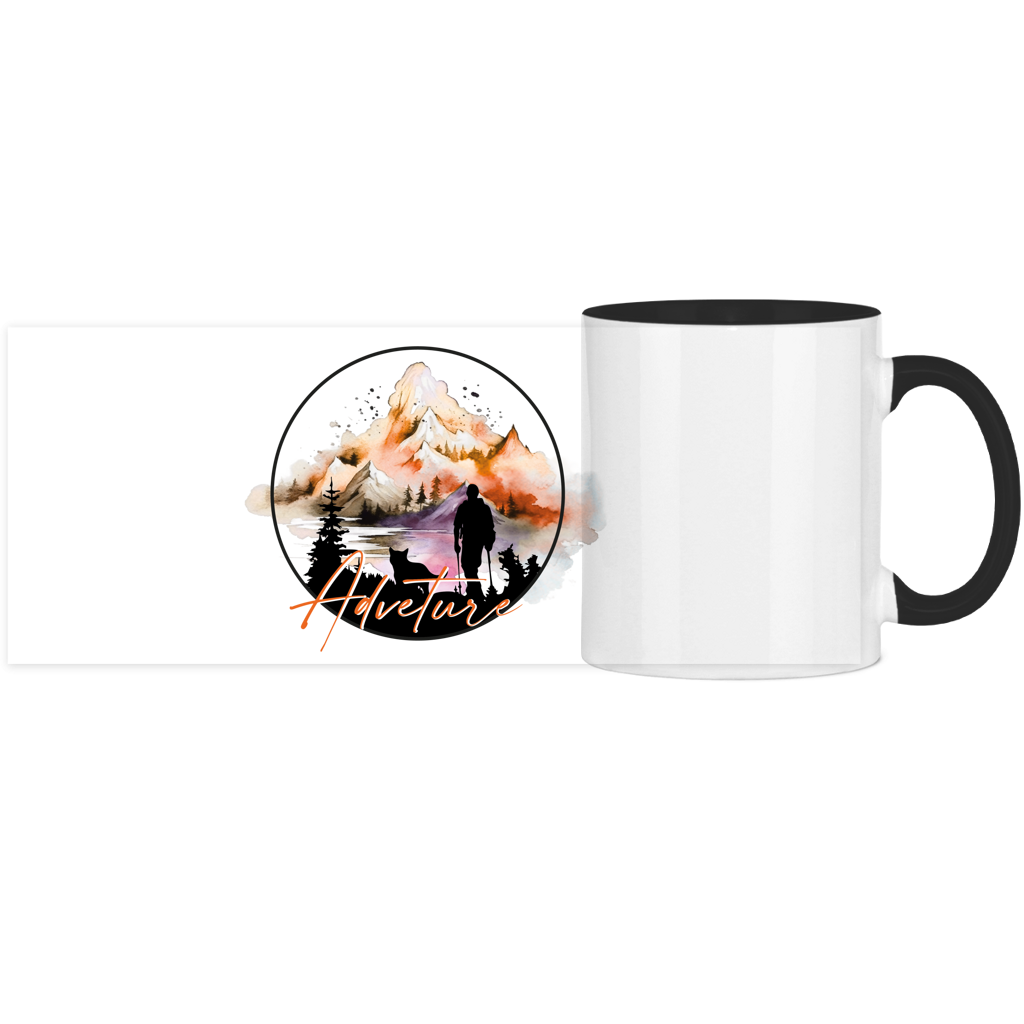 Panorama Tasse zweifarbig  Adventure 4
