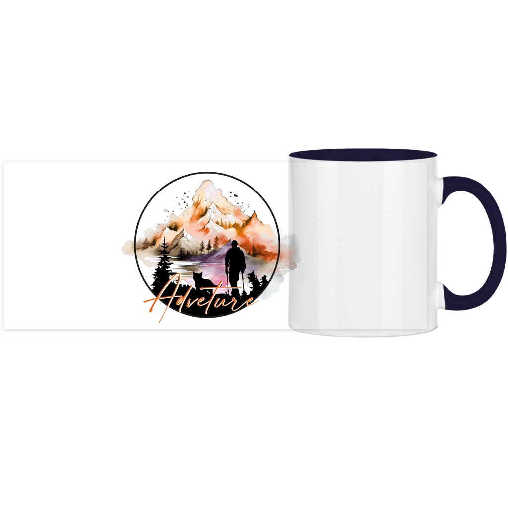 Panorama Tasse zweifarbig  Adventure 4