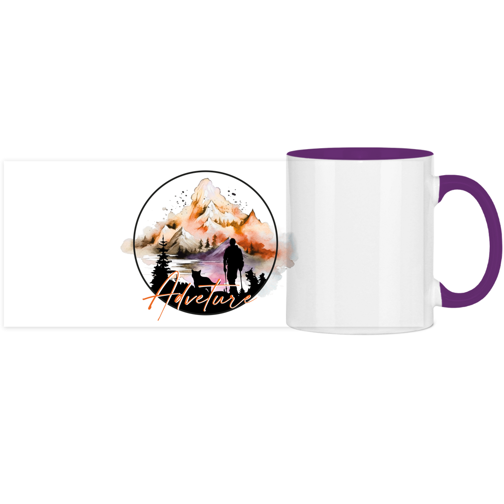 Panorama Tasse zweifarbig  Adventure 4