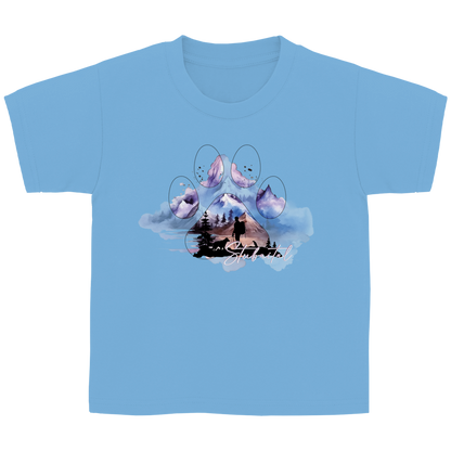 Kinder Basic T-Shirt Pfote Stubaital 1