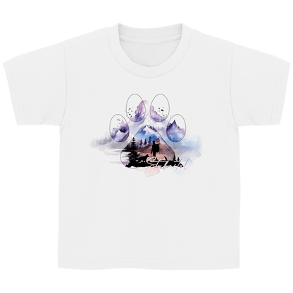 Kinder Basic T-Shirt Pfote Stubaital 1