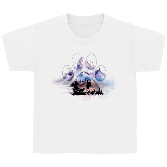 Kinder Basic T-Shirt Pfote Stubaital 1