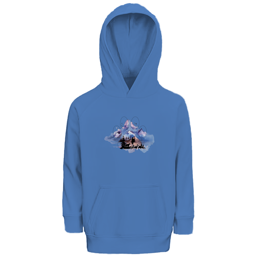 Kinder Premium Bio Hoodie Pfote Stubaital 1