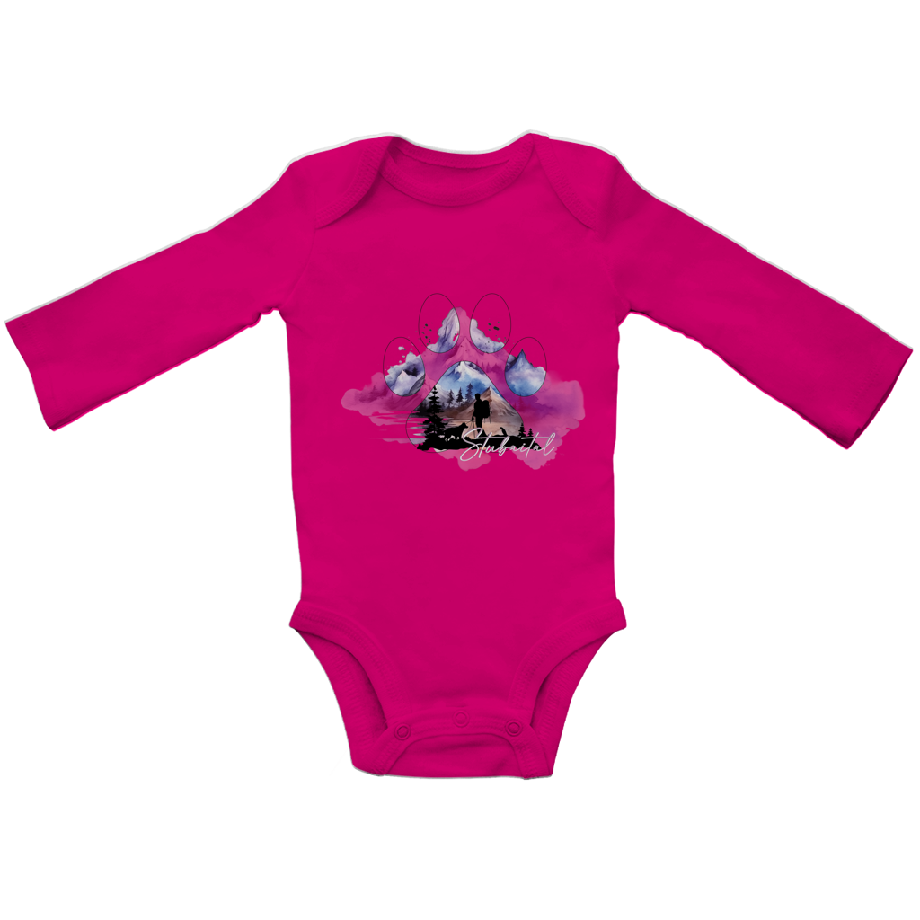 Baby Bio Bodysuite Langarm Pfote Stubaital 1