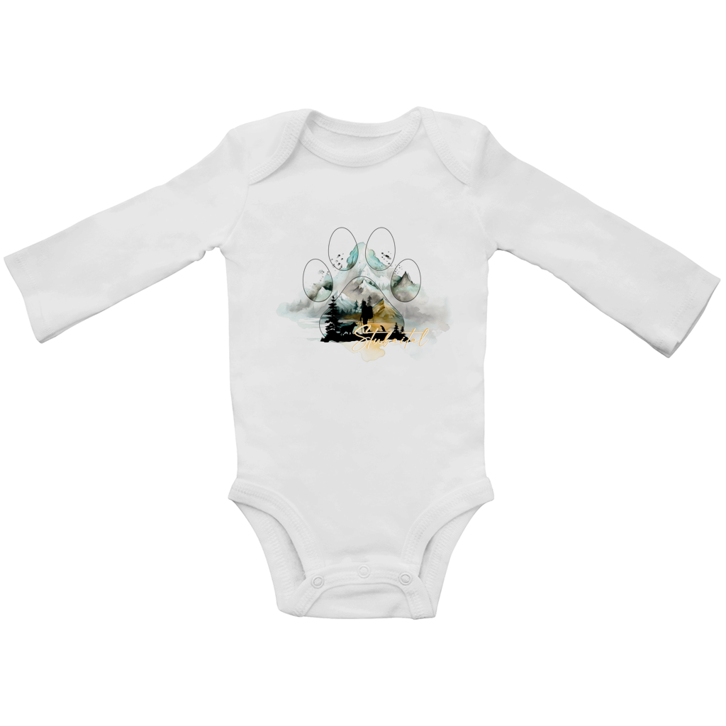 Baby Bio Bodysuite Langarm Pfote Stubaital 2