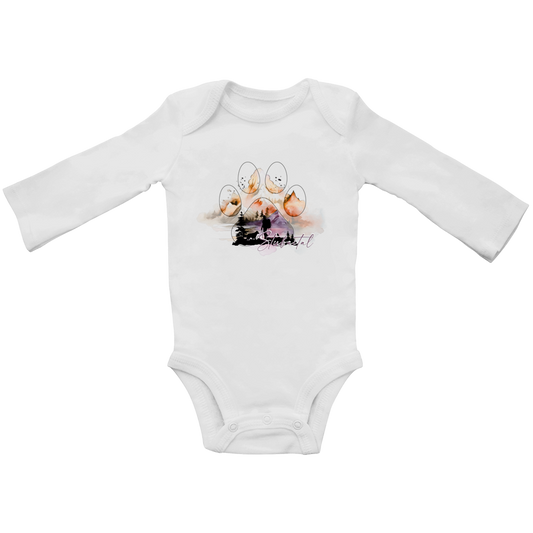 Baby Bio Bodysuite Langarm Pfote Stubaital 4