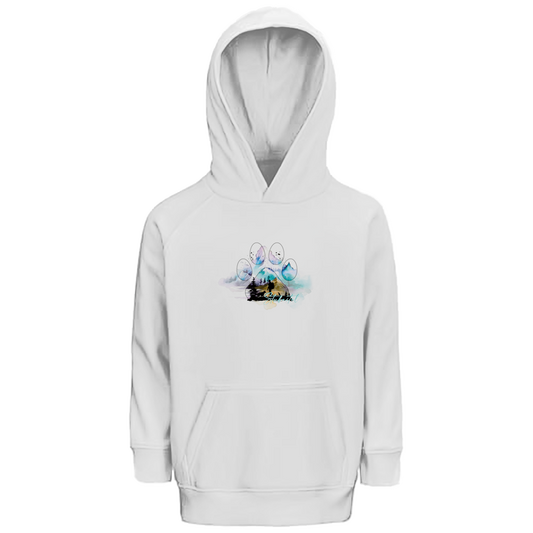 Kinder Premium Bio Hoodie Pfote Stubaital 3
