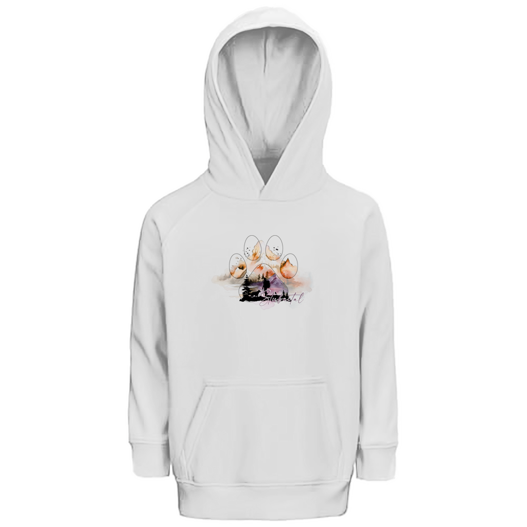 Kinder Premium Bio Hoodie Pfote Stubaital 4