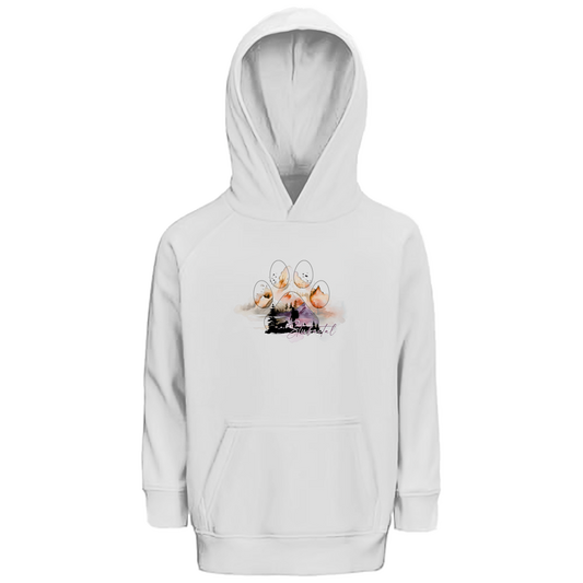 Kinder Premium Bio Hoodie Pfote Stubaital 4