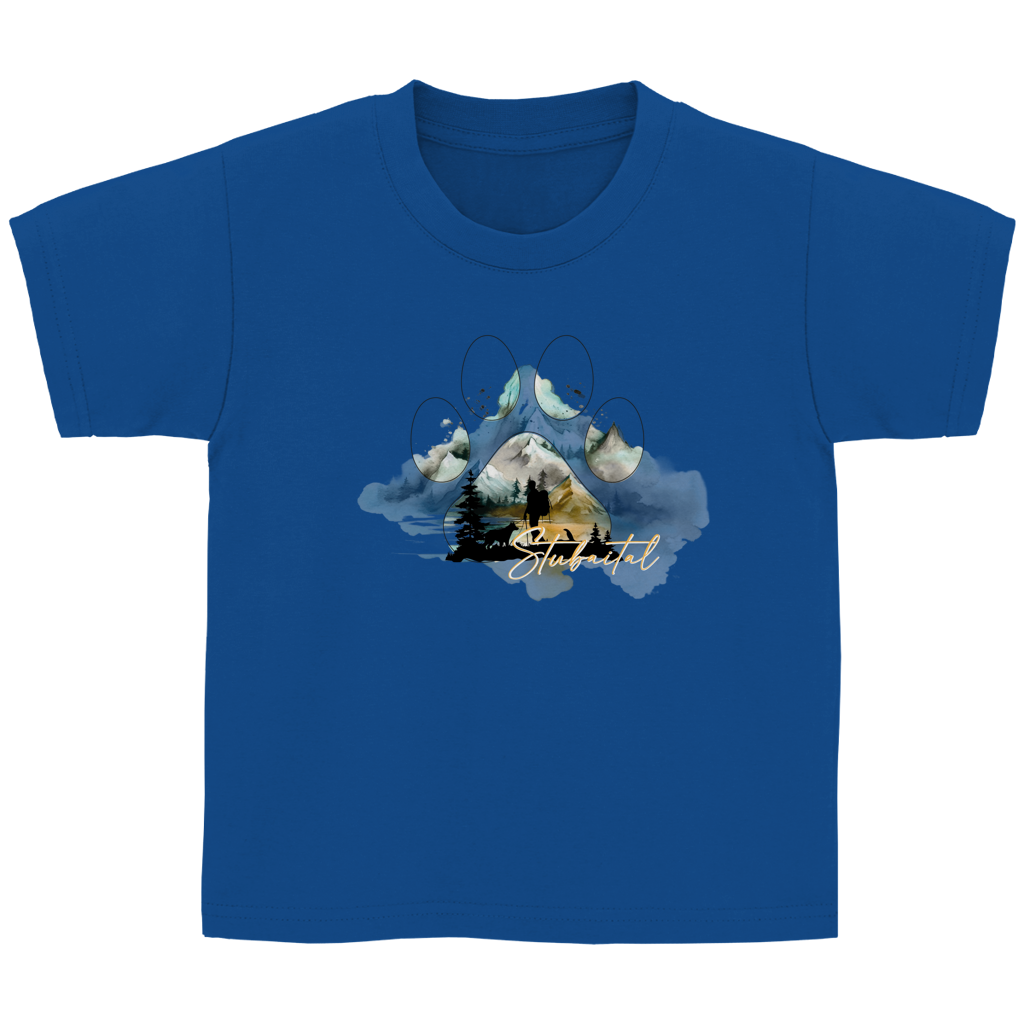 Kinder Basic T-Shirt Pfote Stubaital 2