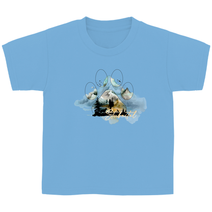 Kinder Basic T-Shirt Pfote Stubaital 2