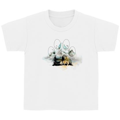 Kinder Basic T-Shirt Pfote Stubaital 2