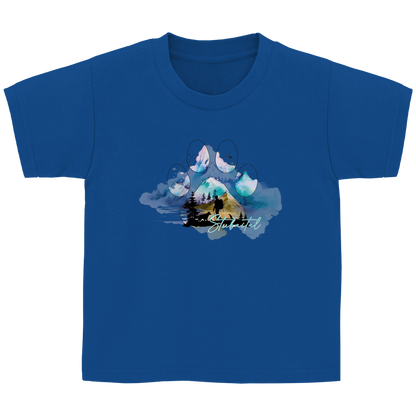 Kinder Basic T-Shirt Pfote Stubaital 3