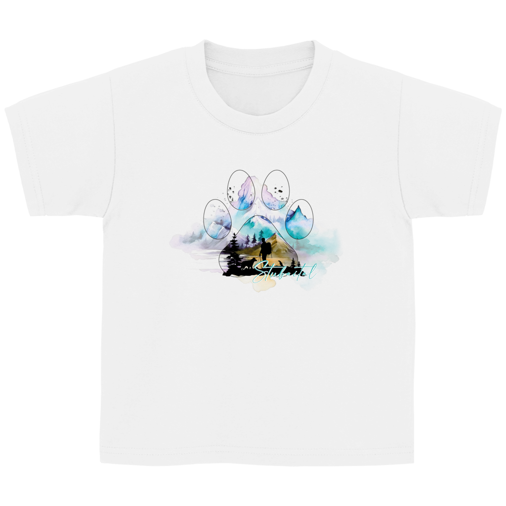 Kinder Basic T-Shirt Pfote Stubaital 3