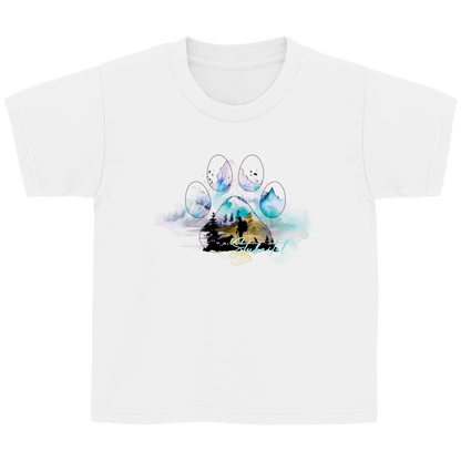 Kinder Basic T-Shirt Pfote Stubaital 3