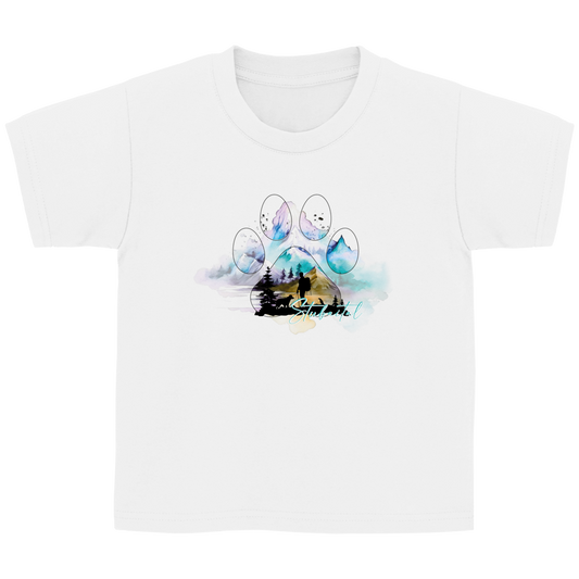 Kinder Basic T-Shirt Pfote Stubaital 3