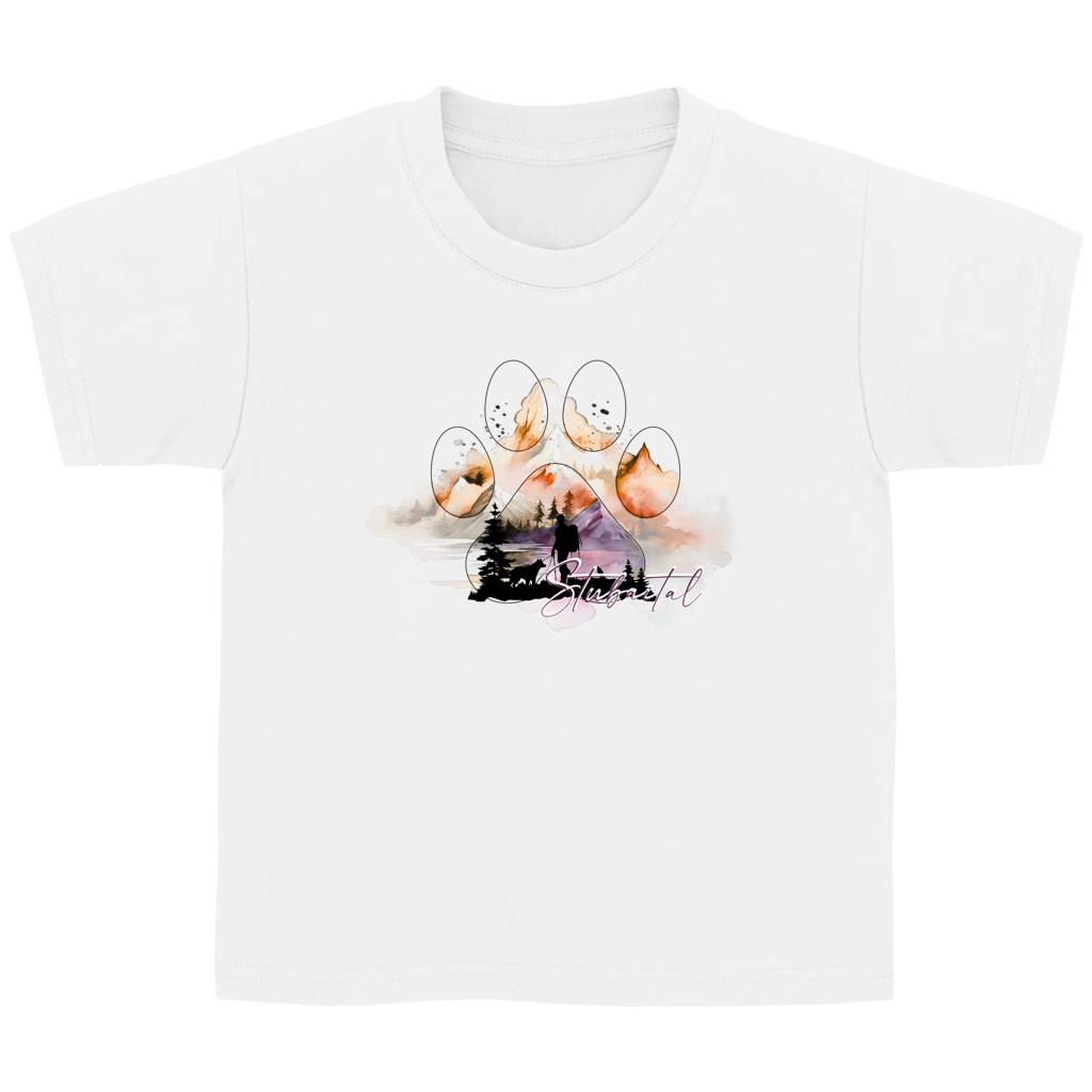 Kinder Basic T-Shirt Pfote Stubaital 4