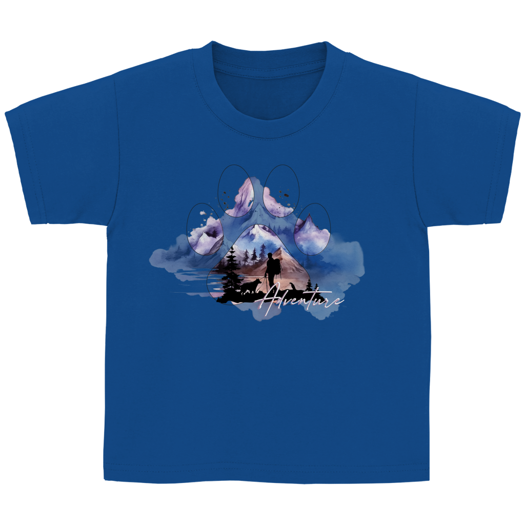 Kinder Basic T-Shirt Pfote Adventure 1