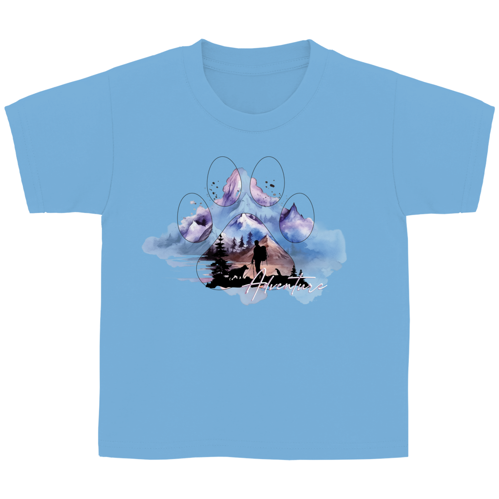 Kinder Basic T-Shirt Pfote Adventure 1