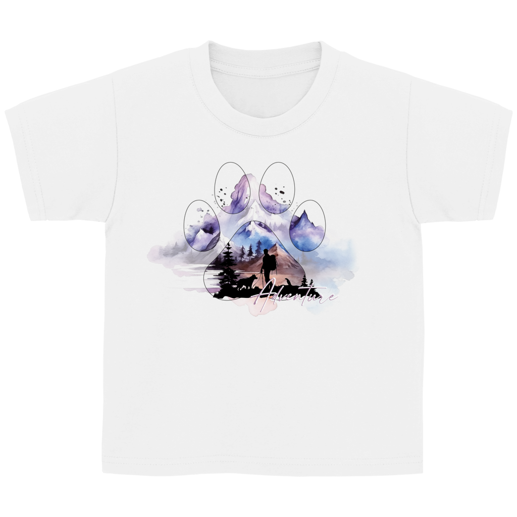 Kinder Basic T-Shirt Pfote Adventure 1
