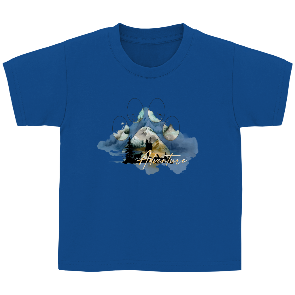 Kinder Basic T-Shirt Pfote Adventure 2