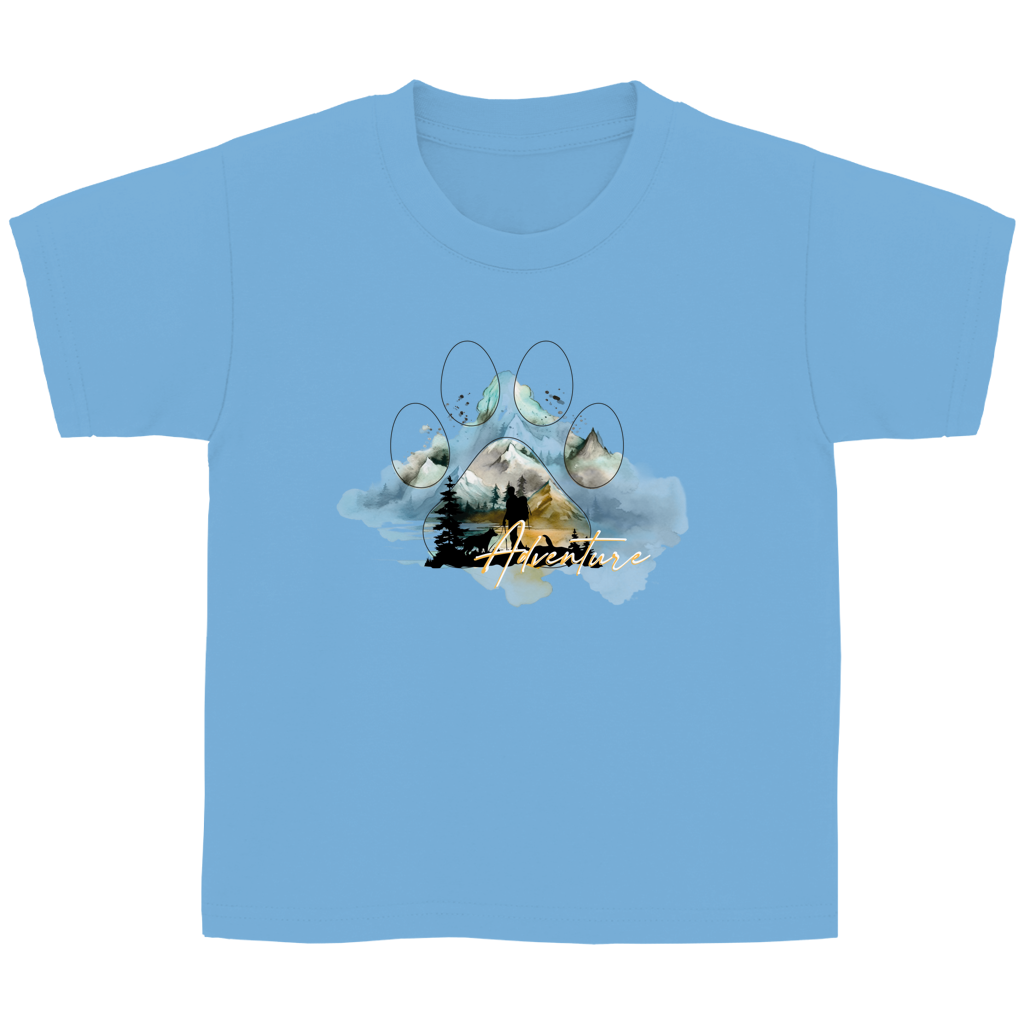 Kinder Basic T-Shirt Pfote Adventure 2