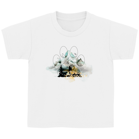Kinder Basic T-Shirt Pfote Adventure 2
