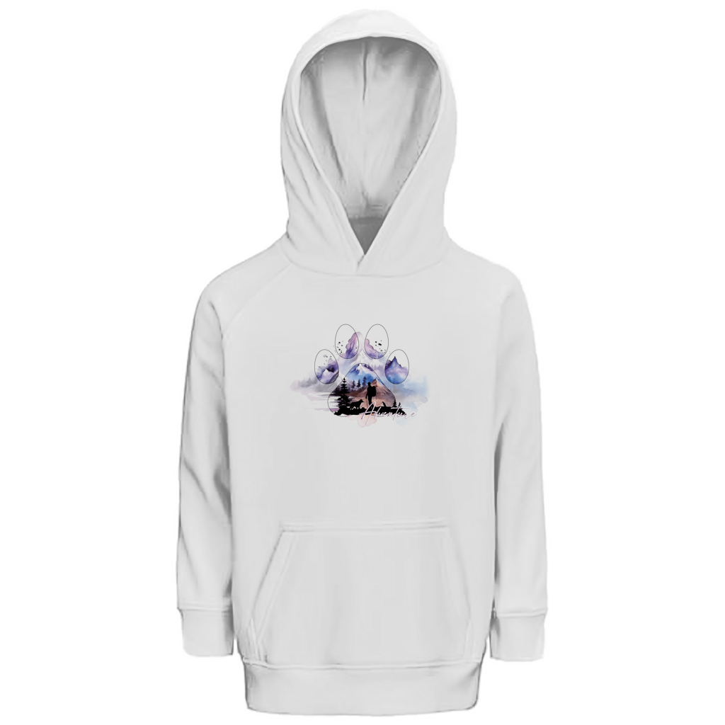 Kinder Premium Bio Hoodie Pfote Adventure 1
