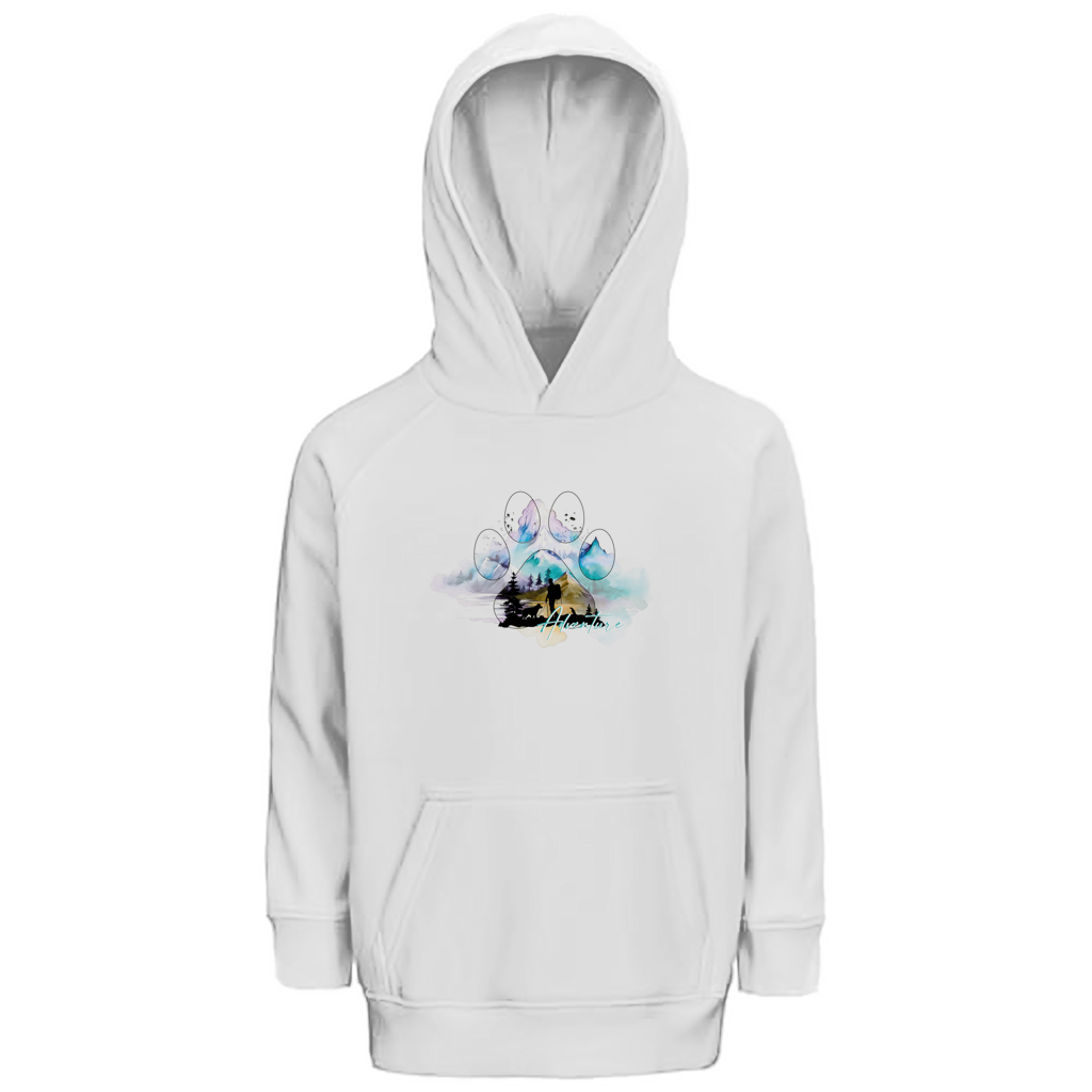 Kinder Premium Bio Hoodie Pfote Adventure 3