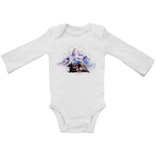 Baby Bio Bodysuite Langarm Pfote Adventure 1