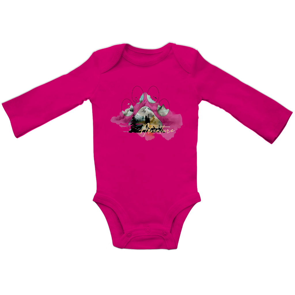 Baby Bio Bodysuite Langarm Pfote Adventure 2