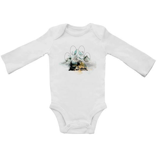 Baby Bio Bodysuite Langarm Pfote Adventure 2