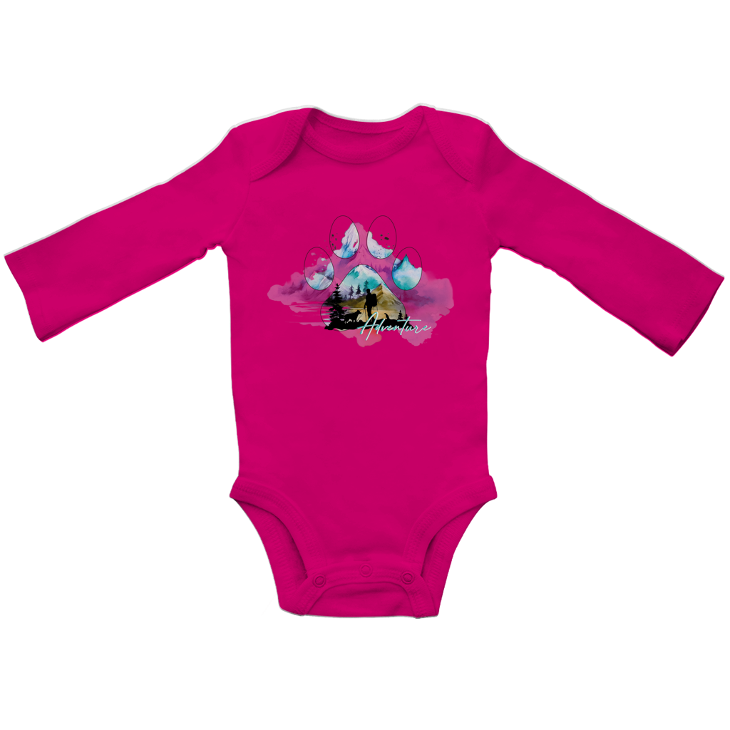 Baby Bio Bodysuite Langarm Pfote Adventure 3